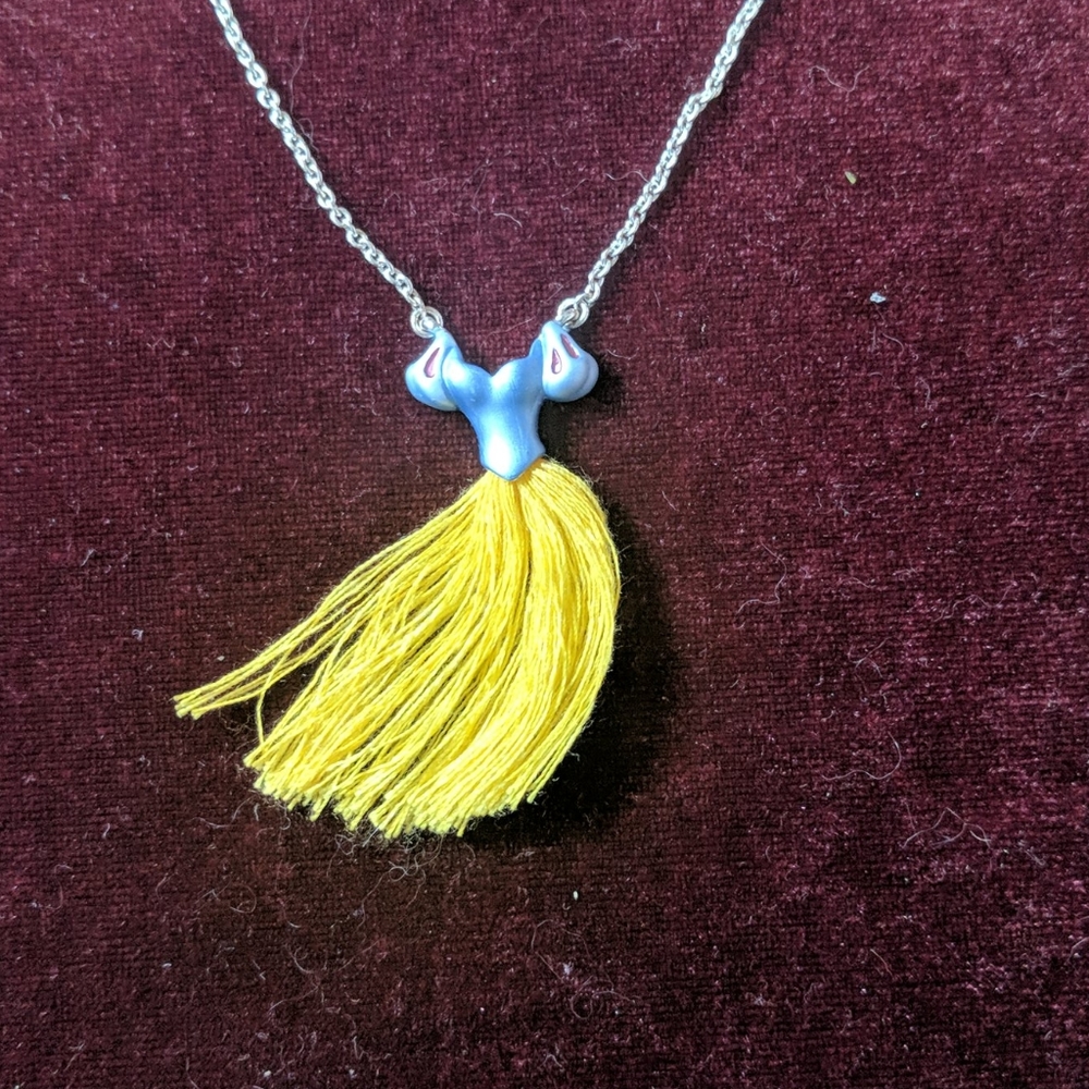 Snow White Tassel Necklace